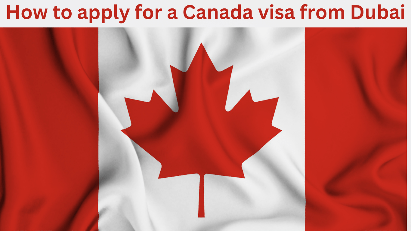 how to apply for a Canada visa from Dubai