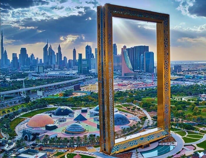 Dubai Frame Inside