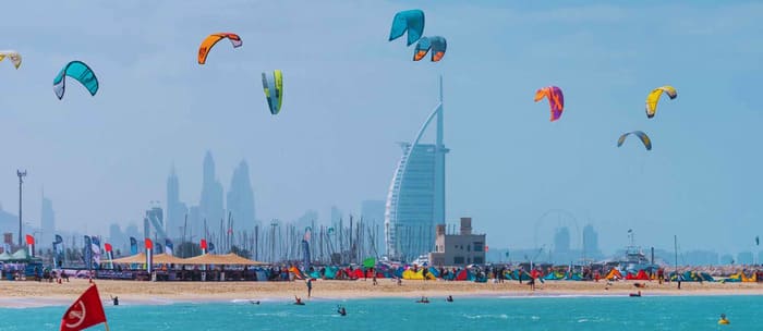 Kite Surfing-Water Sport in Dubai