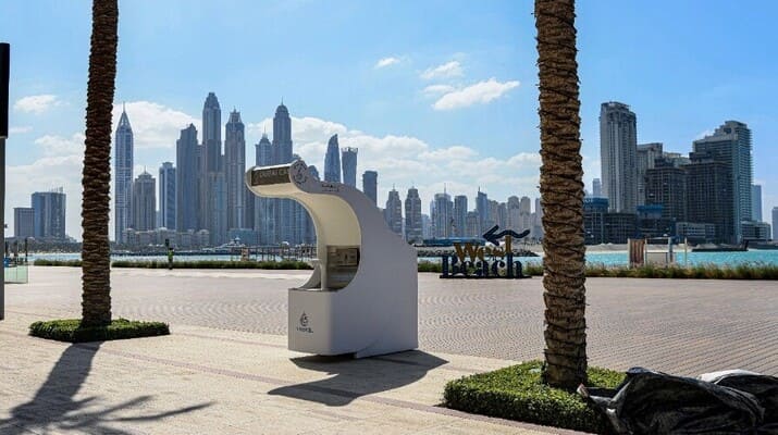 Tap water station in Dubai