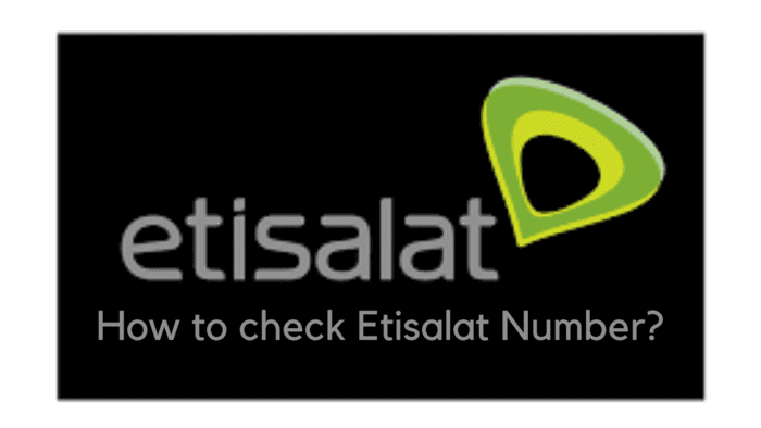 How to check Etisalat Number