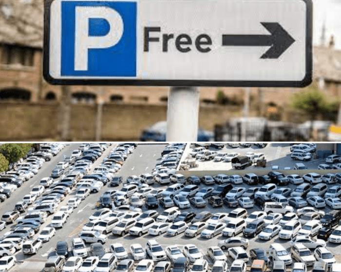 Is parking free after 10 pm in Dubai